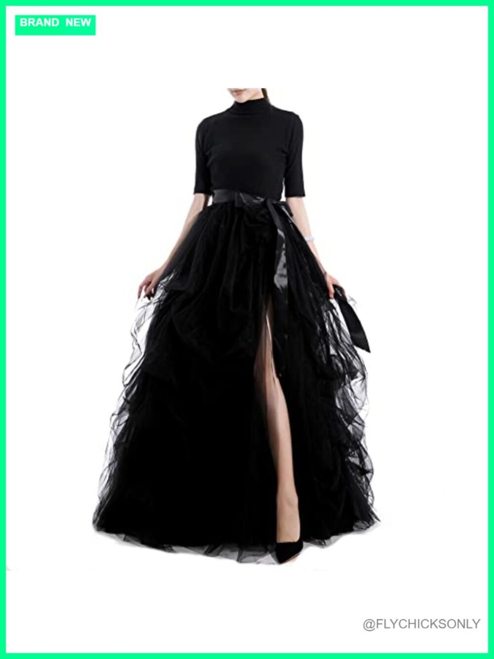 Women's Long Tutu Tulle A-Line Maxi Skirt Formal Special Occasion